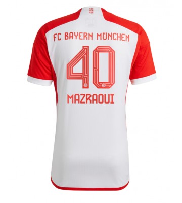 Bayern Munich Noussair Mazraoui #40 Primera Equipación 2023-24 Manga Corta